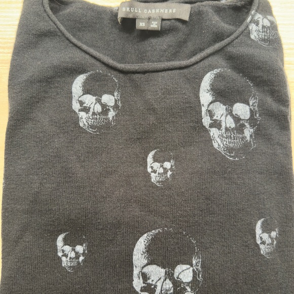Black fitted Skull Sweater - SKULL CASHMERE XS - Picture 5 of 5